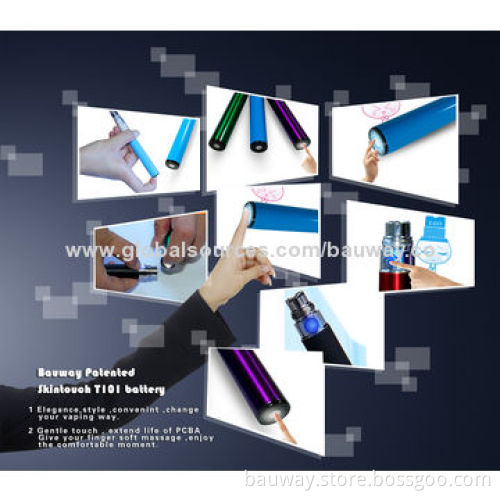 Bauway Itouch T106 eGo Batteries, Over-charge Protection, 650mAh Capacity